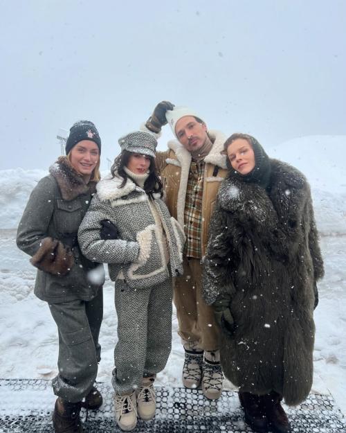 Deva Cassel at Moncler Grenoble in Courchevel, March 2025 2