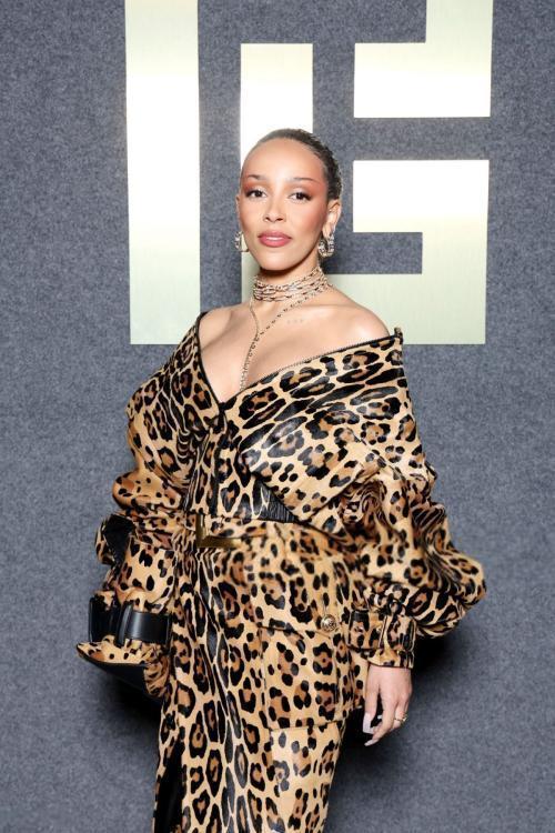 Doja Cat at Balmain Womenswear Fall/Winter 2025 Fashion Show, Paris, March 2025 1