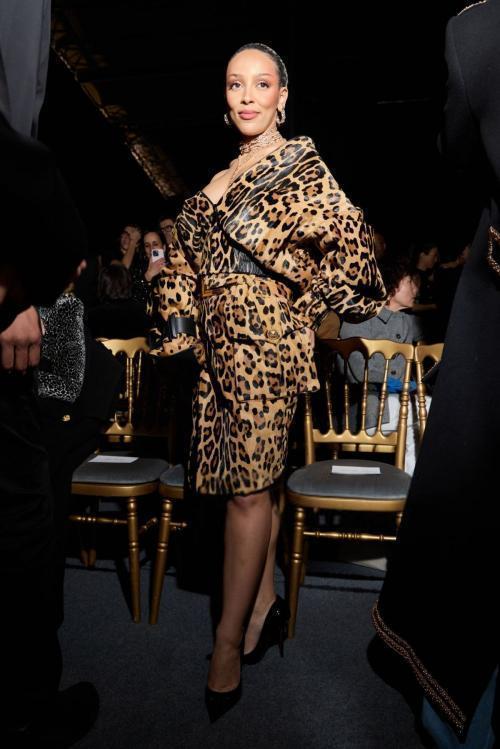Doja Cat at Balmain Womenswear Fall/Winter 2025 Fashion Show, Paris, March 2025 7