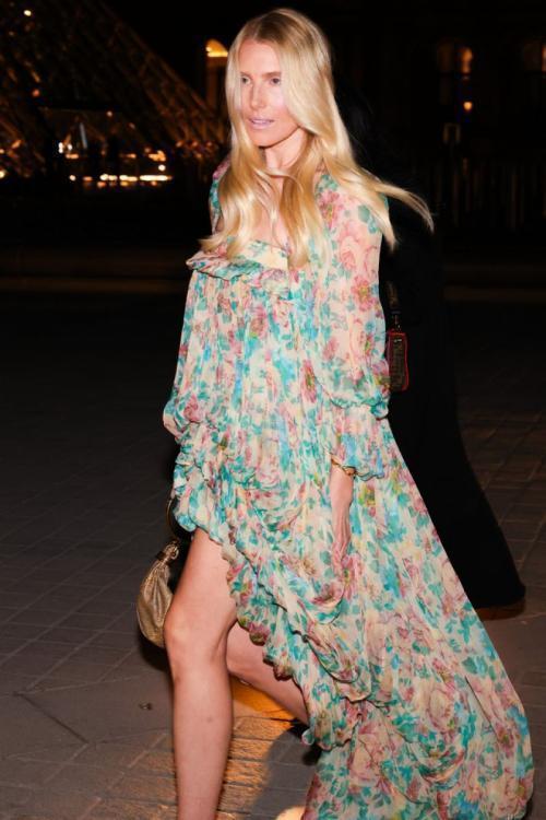 Dree Hemingway at Le Grand Diner du Louvre in Paris, March 2025