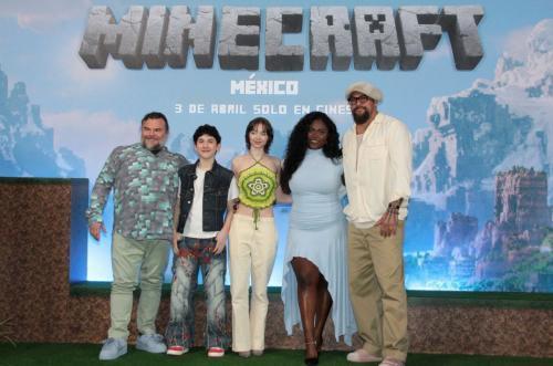 Emma Myers at Minecraft Movie Photocall, March 2025