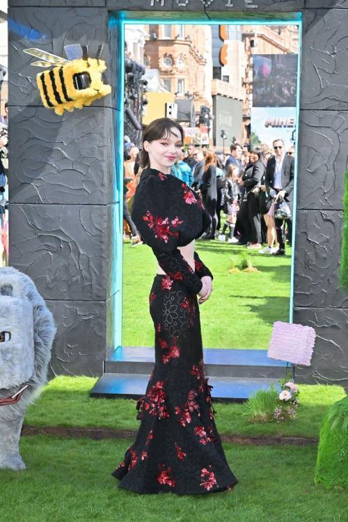 Emma Myers at Minecraft Movie World Premiere, March 2025 9