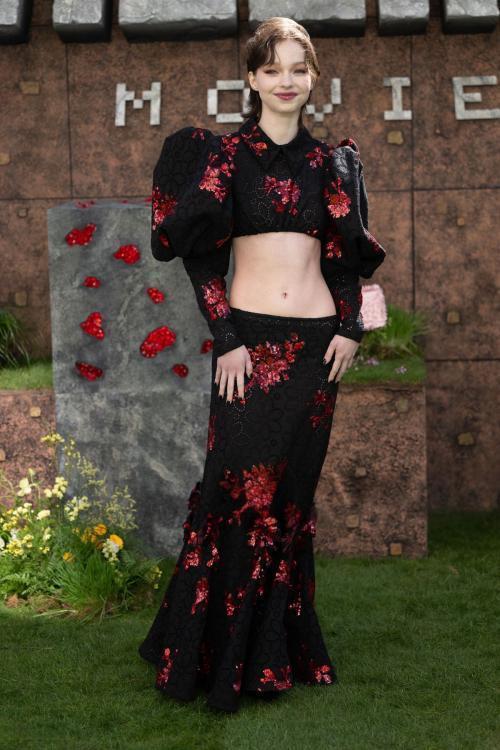 Emma Myers at Minecraft Movie World Premiere, March 2025 5