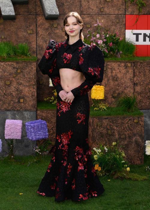 Emma Myers at Minecraft Movie World Premiere, March 2025 8