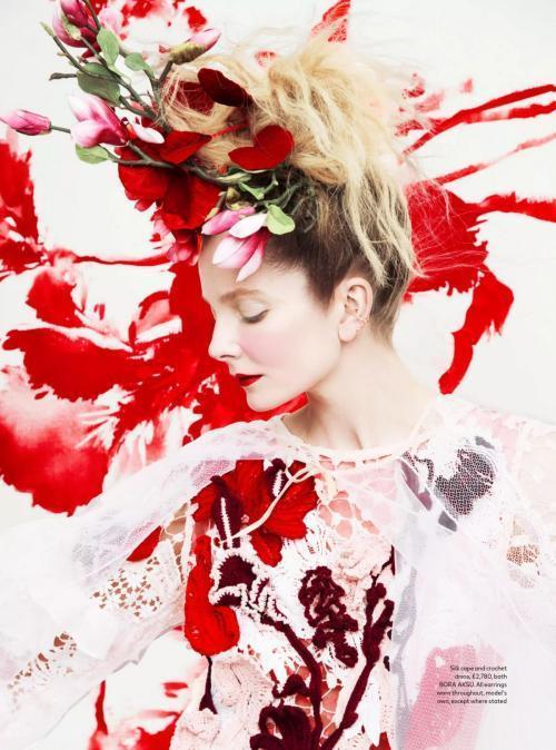 Eniko Mihalik in Harper’s Bazaar UK, April 2025
