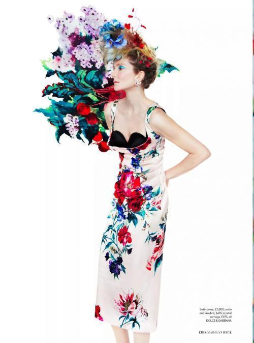 Eniko Mihalik in Harper’s Bazaar UK, April 2025 9
