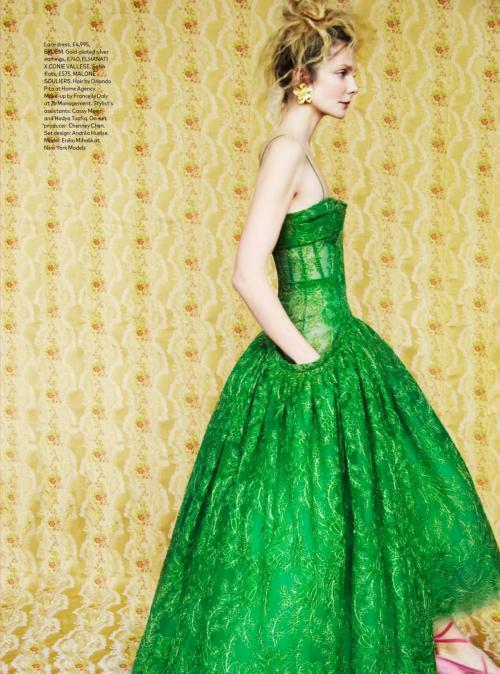 Eniko Mihalik in Harper’s Bazaar UK, April 2025 4