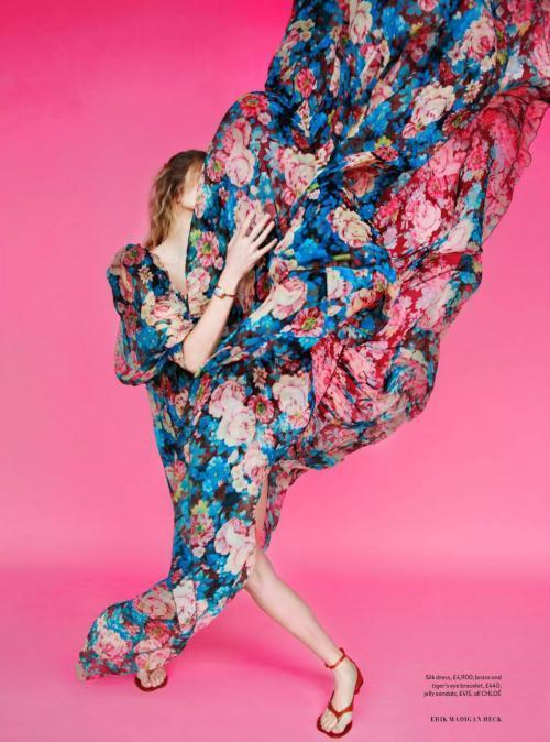 Eniko Mihalik in Harper’s Bazaar UK, April 2025 5