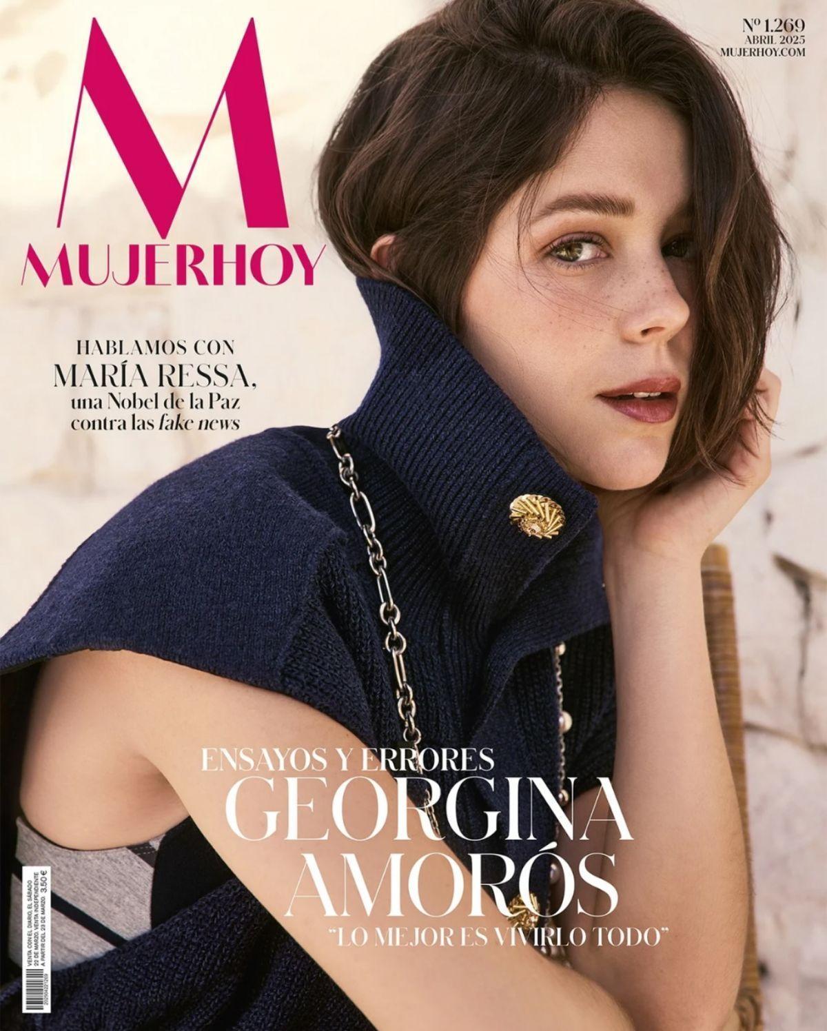 Georgina Amoros Covers Mujer Hoy, April 2025