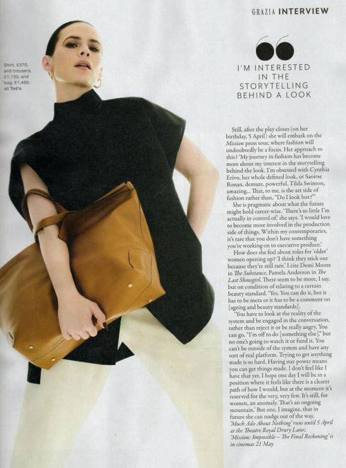 Hayley Atwell in Grazia Magazine, March 2025 1
