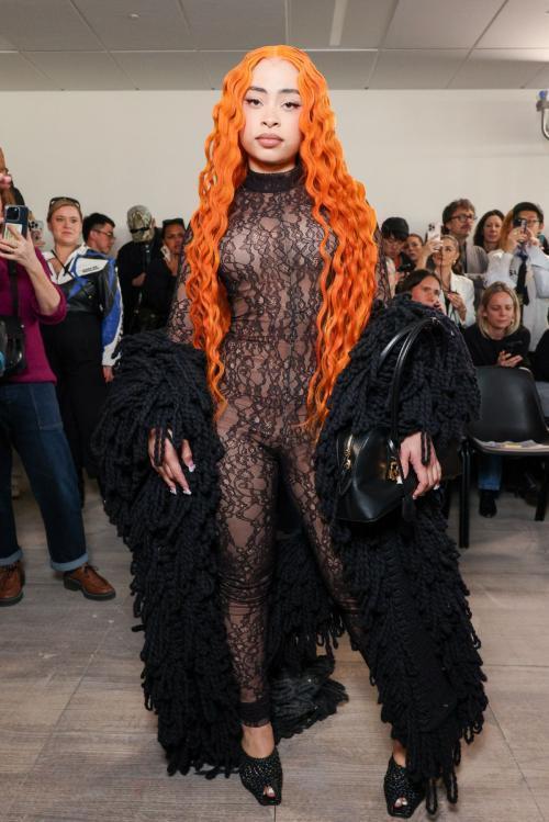 Ice Spice at Stella McCartney Winter 2025 Fashion Show, Paris, March 2025 5