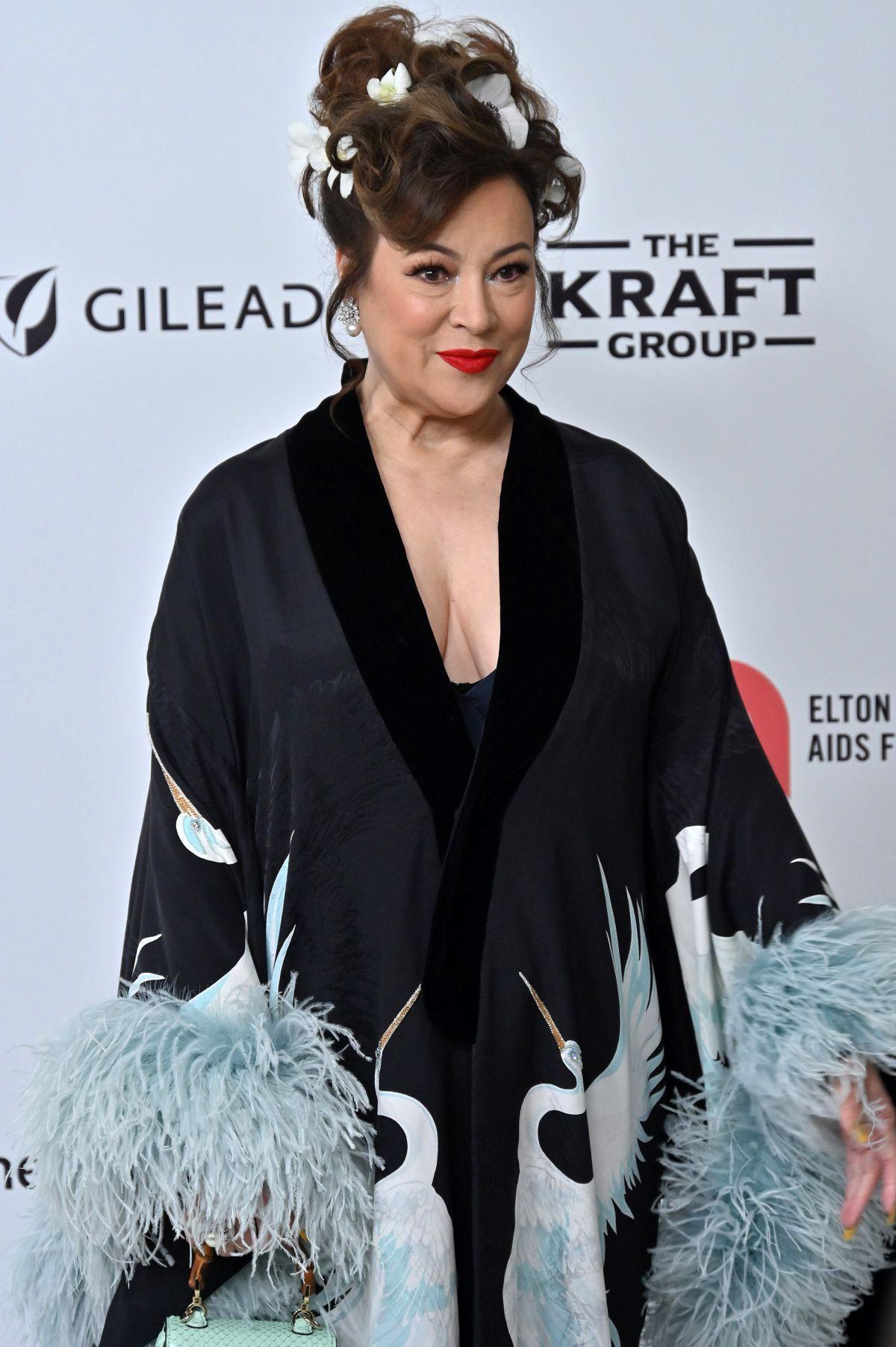 Jennifer Tilly at Elton John AIDS Foundation Viewing Party, LA, March 2025