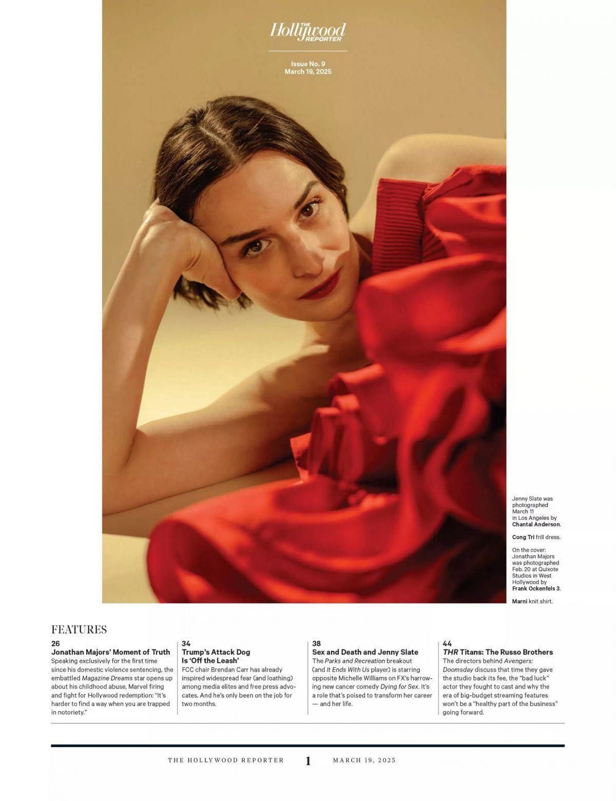 Jenny Slate in The Hollywood Reporter, March 2025