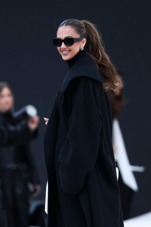 Jessica Alba at Balenciaga Show at Paris Fashion Week, March 2025 1