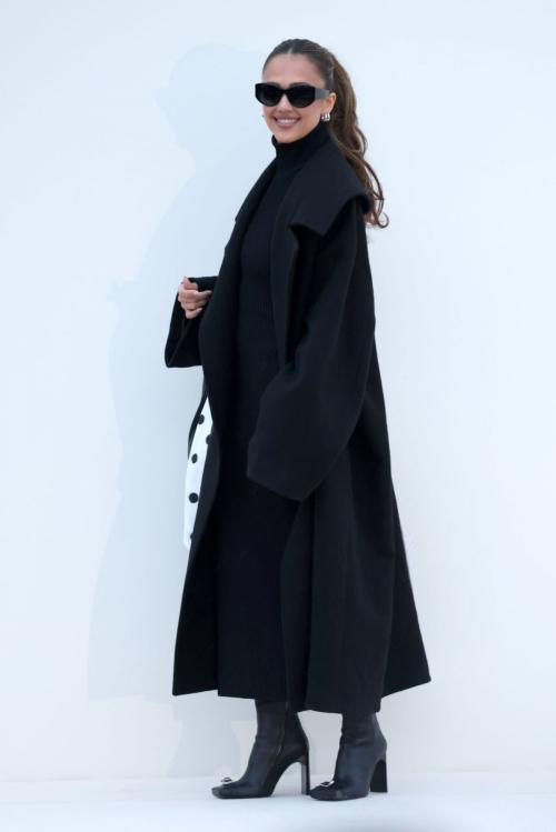 Jessica Alba at Balenciaga Show at Paris Fashion Week, March 2025 3