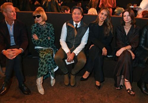 Jessica Alba at Hermes AW25 Show at Paris Fashion Week, March 2025 1