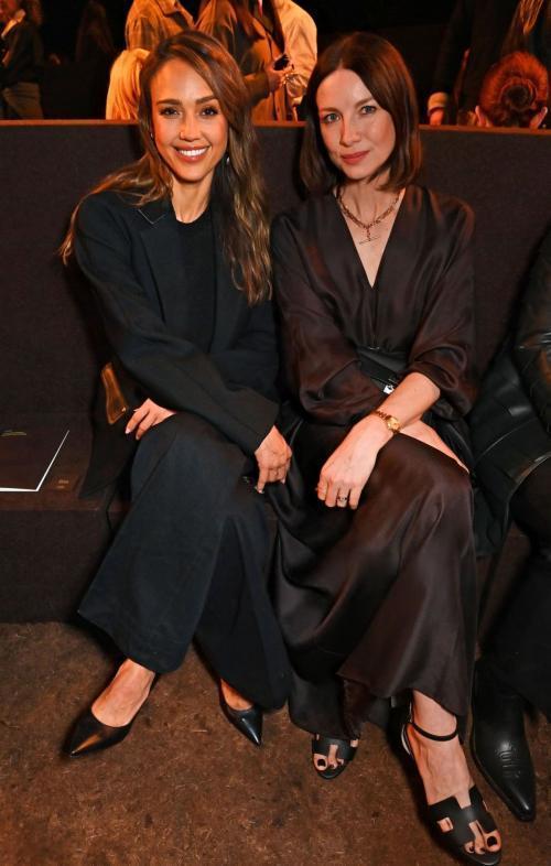 Jessica Alba at Hermes AW25 Show at Paris Fashion Week, March 2025 2
