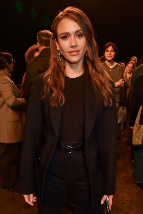Jessica Alba at Hermes AW25 Show at Paris Fashion Week, March 2025 4