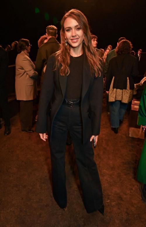 Jessica Alba at Hermes AW25 Show at Paris Fashion Week, March 2025 5