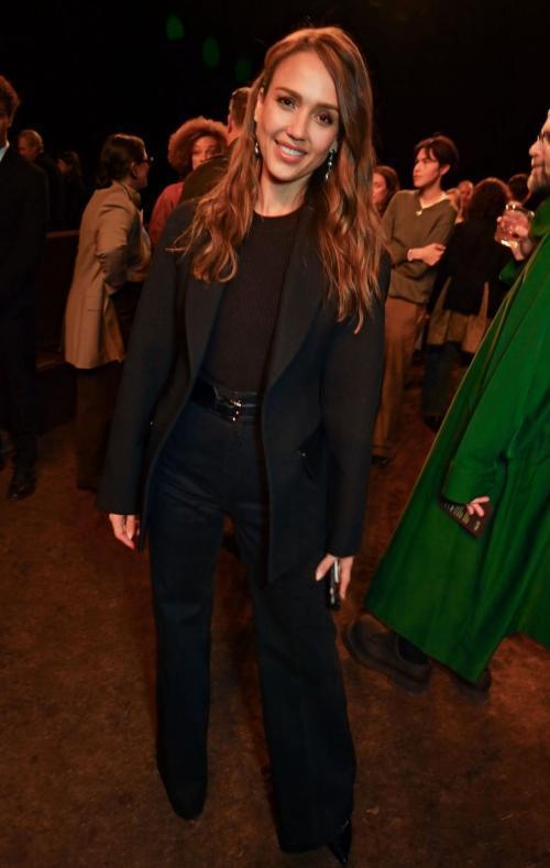 Jessica Alba at Hermes AW25 Show at Paris Fashion Week, March 2025 6