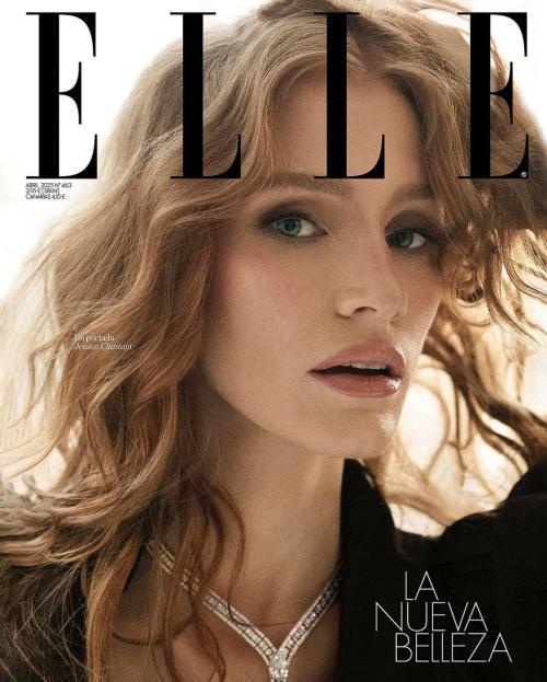 Jessica Chastain for Elle Spain, April 2025