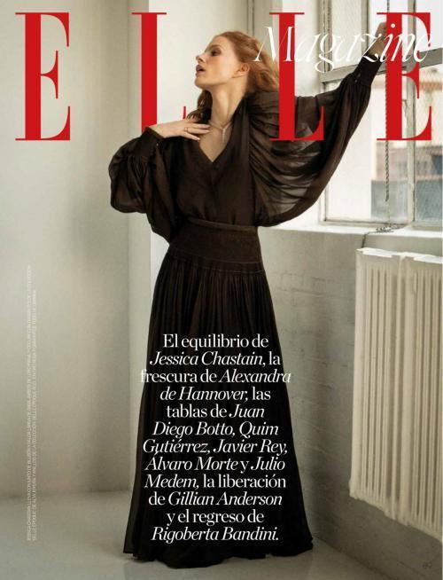 Jessica Chastain in Elle Spain, April 2025
