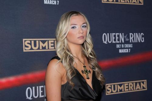 Julia Hart at Queen Of The Ring Premiere, New York, March 2025 2