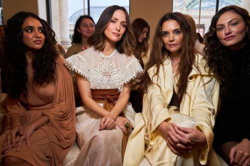 Katie Holmes at Zimmerman Fall Show at Paris Fashion Week, March 2025 1