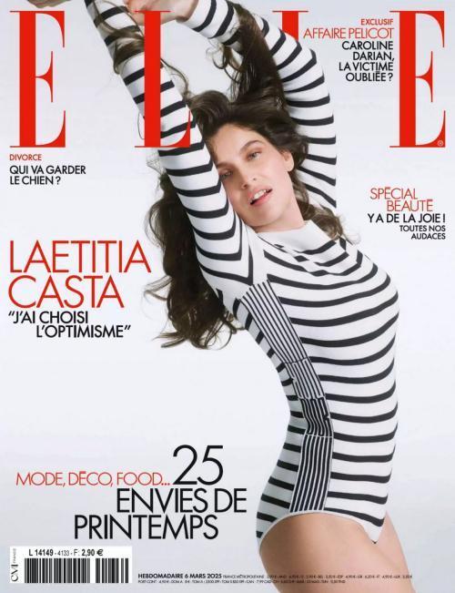 Laetitia Casta in Elle France, March 2025