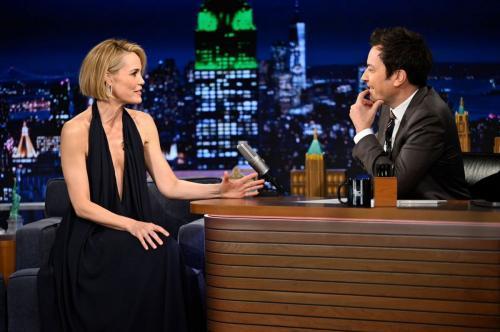Leslie Bibb on Tonight Show Starring Jimmy Fallon, March 2025 1