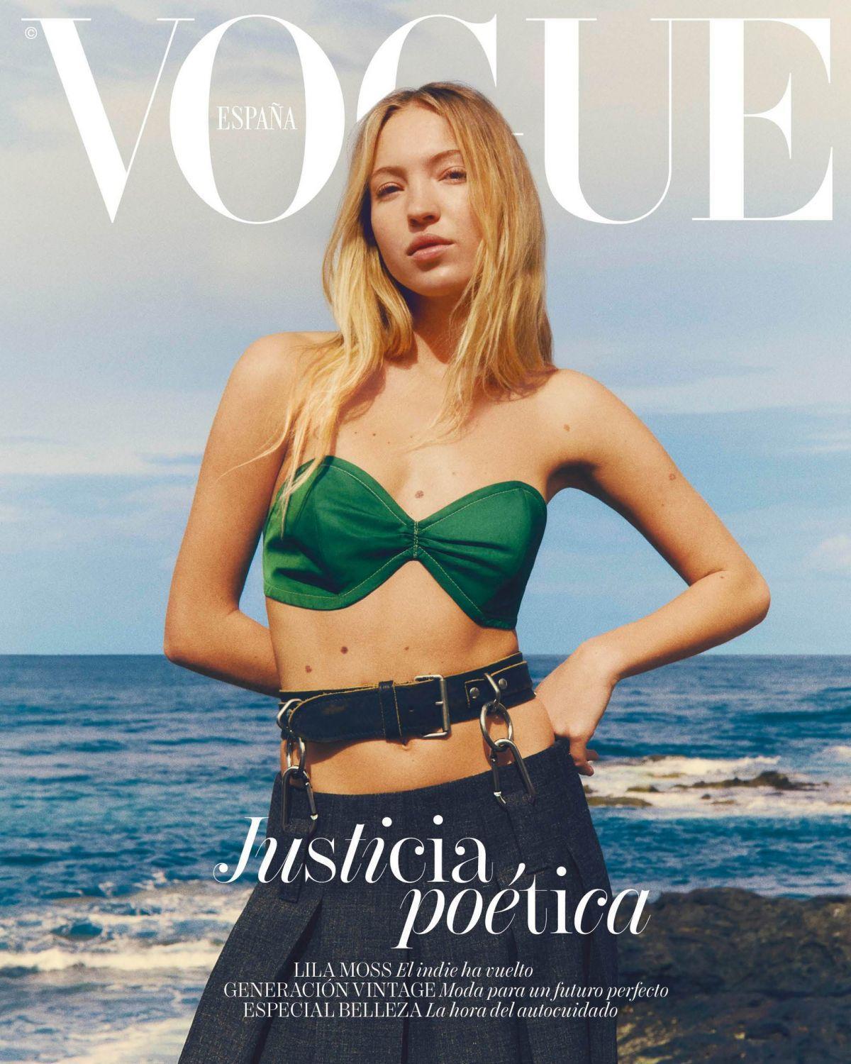 Lila Grace Moss for Vogue Spain, April 2025