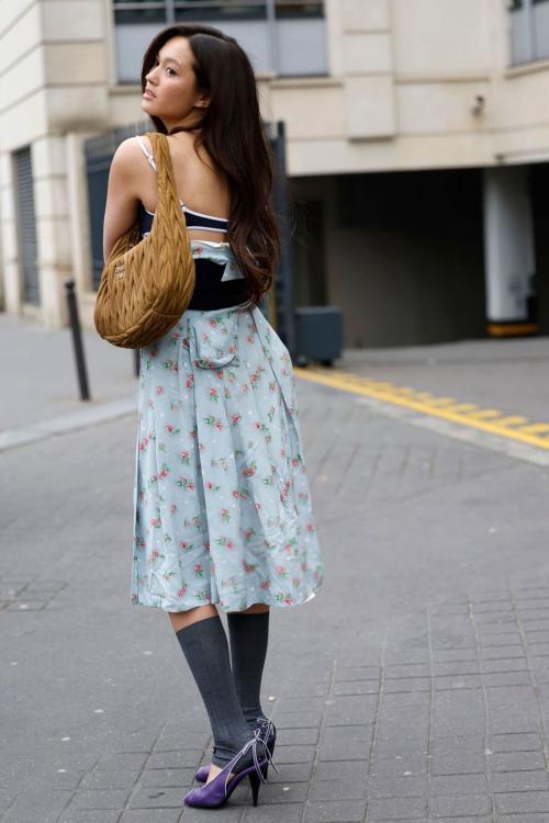Lily Chee at Miu Miu Fall Show at Paris Fashion Week, March 2025 1