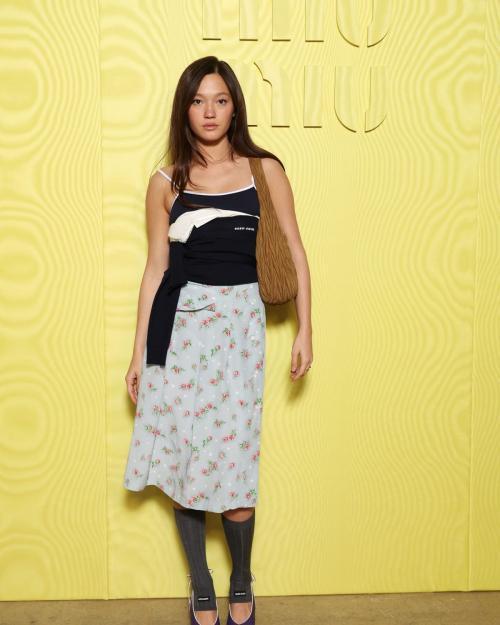 Lily Chee at Miu Miu PFW Show Photo Diary for Glamour, March 2025 2