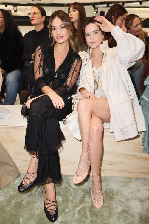 Lily James at Chloe Fashion Show in Paris, March 2025 4