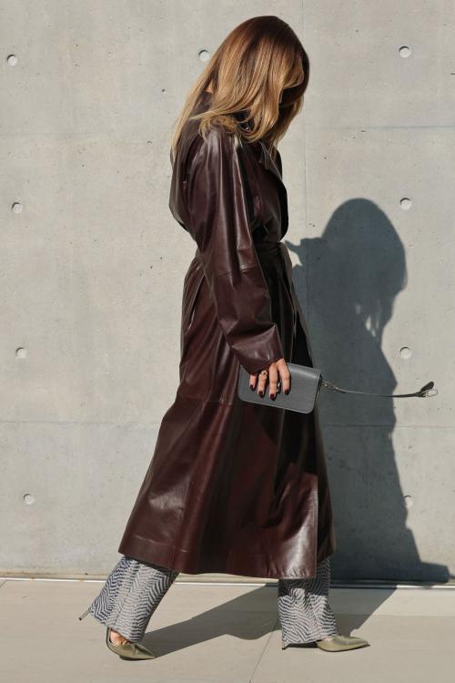 Lily James at Giorgio Armani Show, Milan Fashion Week, March 2025 6