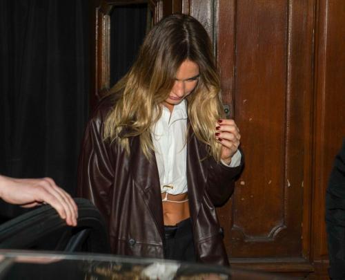 Lily James Leaves a Restaurant in Paris, March 2025 2