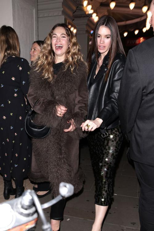 Lily James Leaves an Elton John Concert in London, March 2025 1