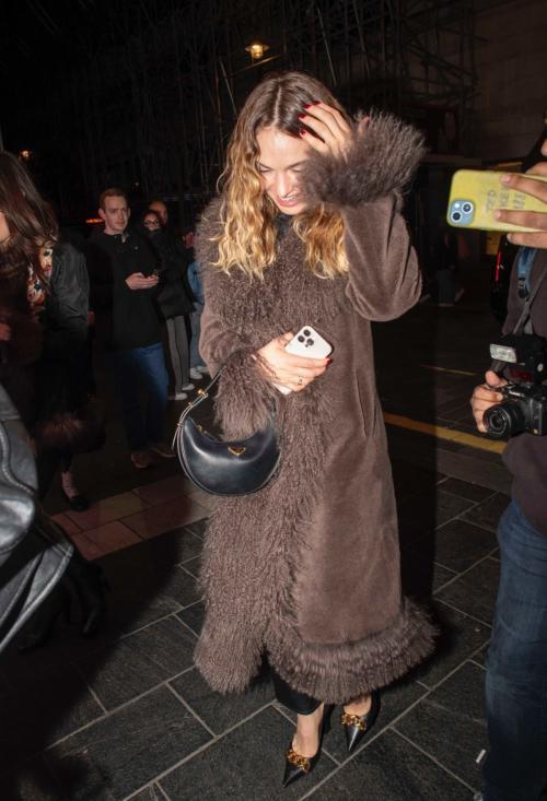 Lily James Leaves an Elton John Concert in London, March 2025 2