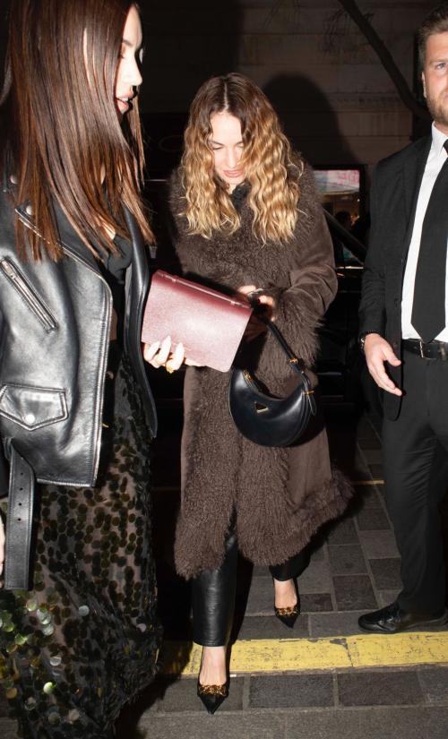 Lily James Leaves an Elton John Concert in London, March 2025 4