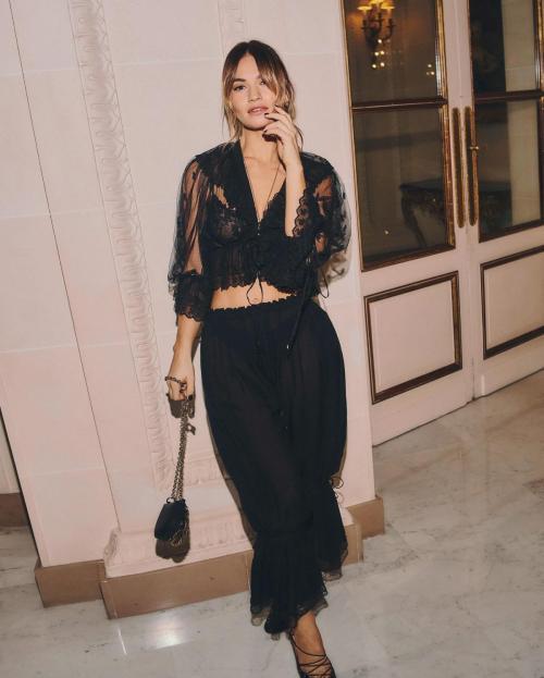 Lily James Paris Fashion Week Photoshoot, March 2024 9