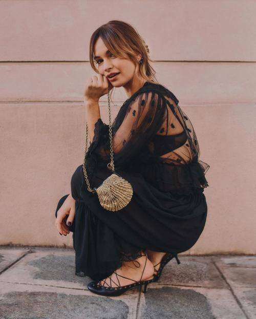 Lily James Paris Fashion Week Photoshoot, March 2024 12