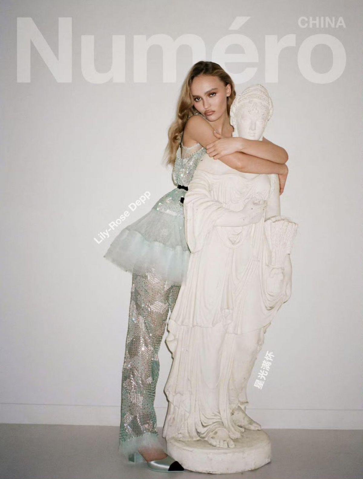 Lily-Rose Depp for Numero China, Spring 2025