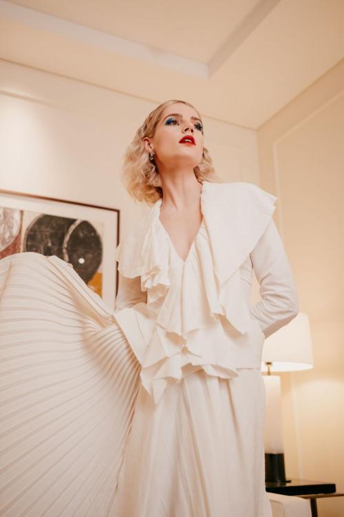 Lucy Boynton for Harper’s Bazaar UK, March 2025 5