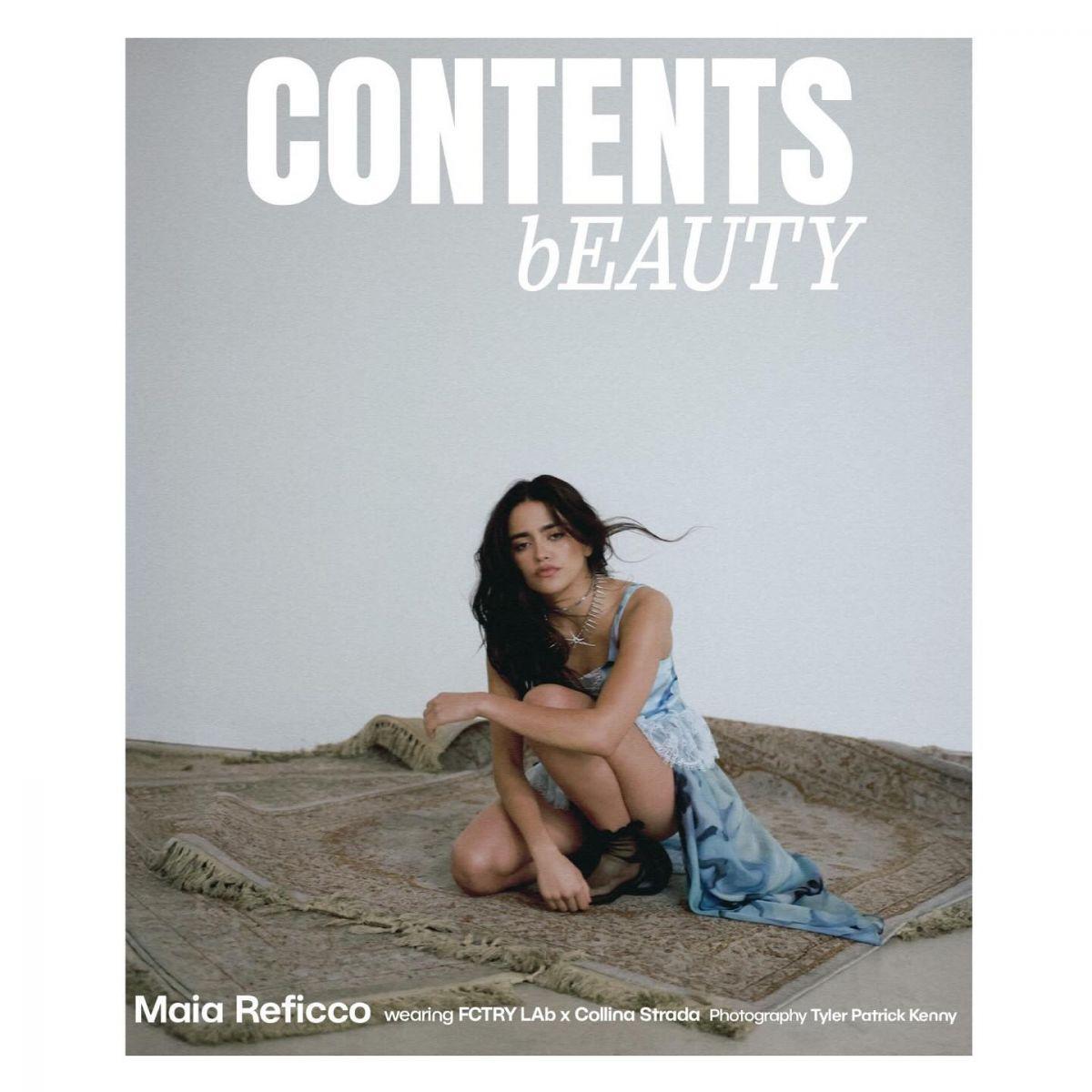 Maia Reficco for Contents Beauty Magazine, March 2025