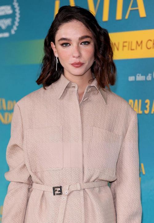 Matilda De Angelis at La Vita Da Grandi Photocall, March 2025 2