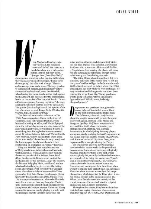 Meghann Fahy in Marie Claire Australia, April 2025 2