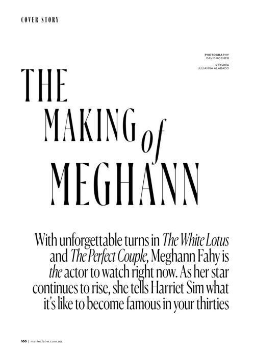 Meghann Fahy in Marie Claire Australia, April 2025 3
