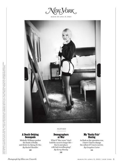Michelle Williams in New York Magazine, March 2025 2