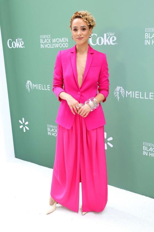 Nathalie Emmanuel at the 2025 Essence Black Women in Hollywood Awards, February 2025