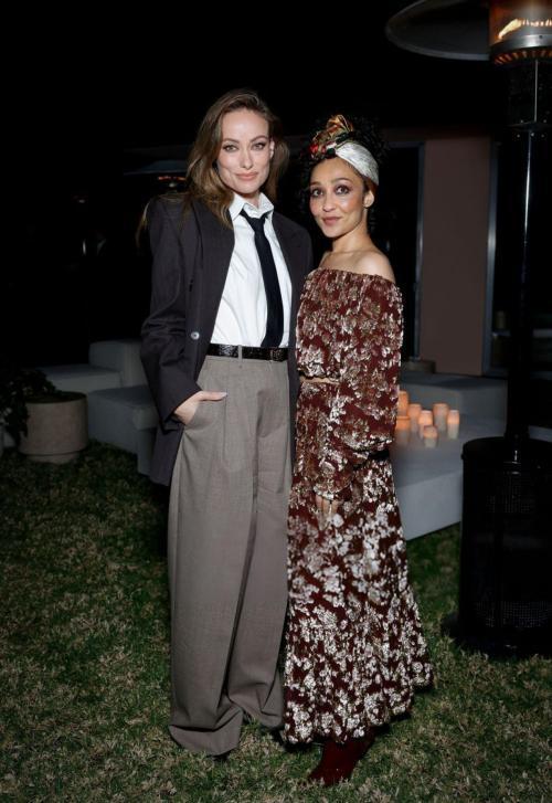Olivia Wilde at Saint Laurent x Vanity Fair Pre-Oscar Dinner, February 2025 3